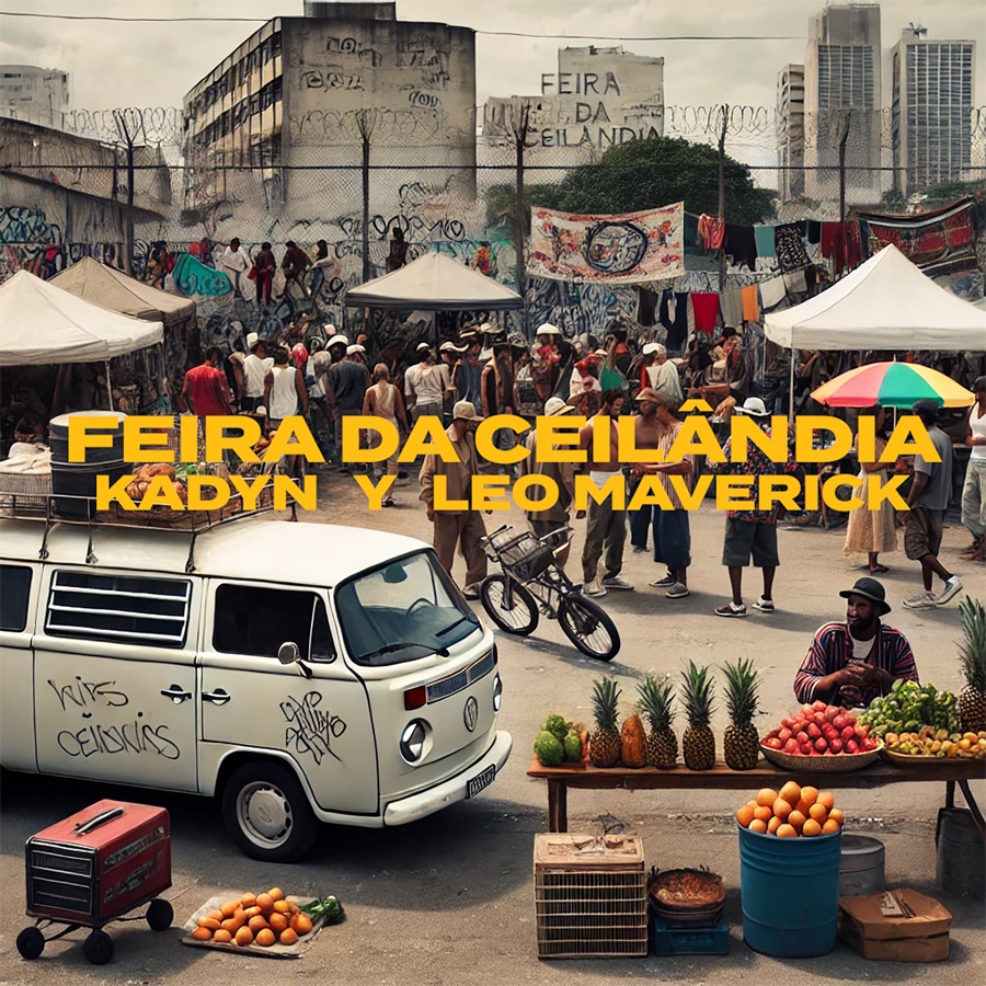 Capa de “A Feira”, de Kadyn com Leo Maverick